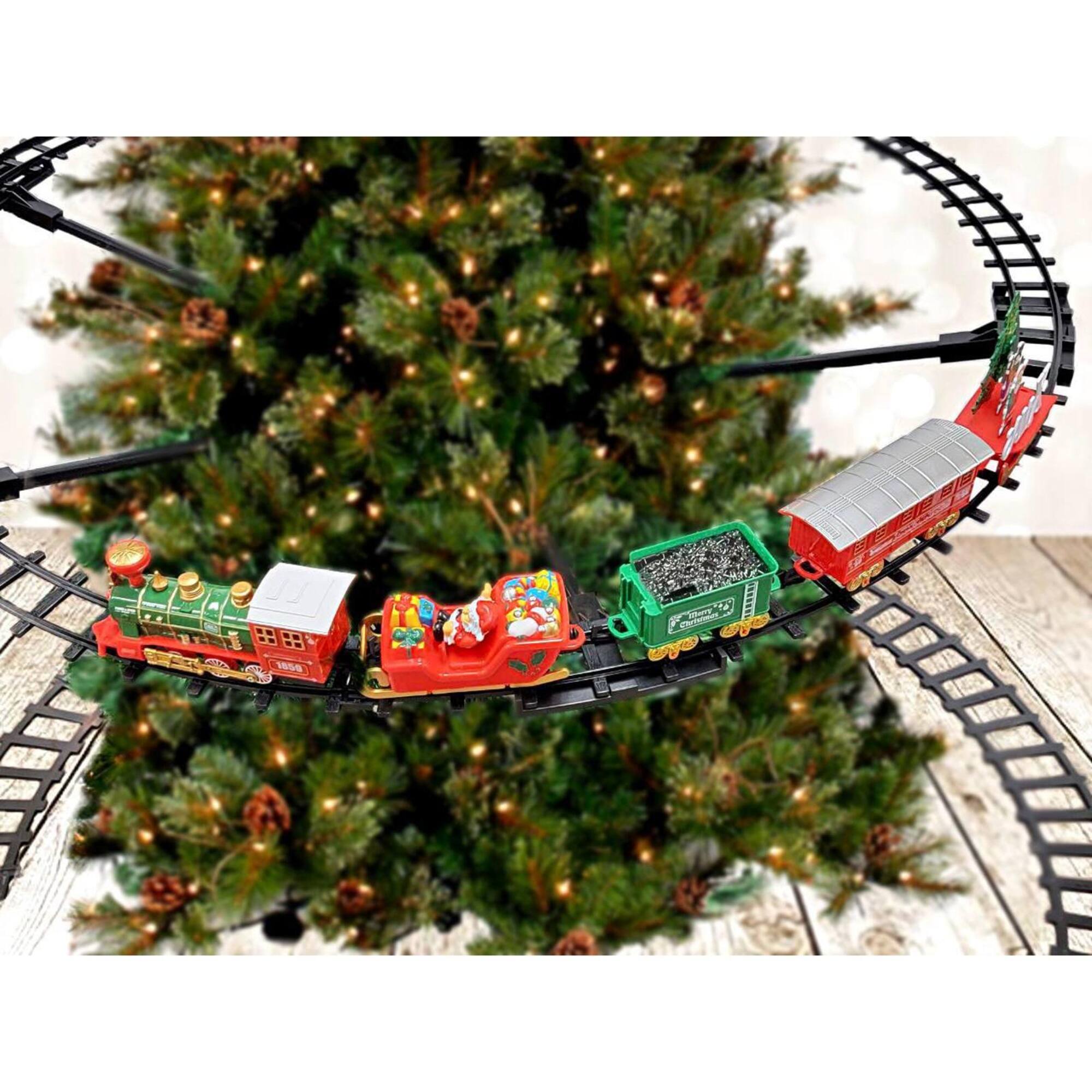 Wizardi Christmas Tree Train Décor Set